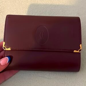Cartier Compact Kisslock Wallet